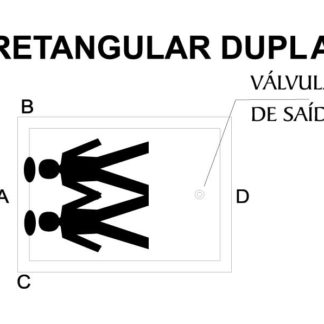 Acoplamento do motor - Banheira Retangular Dupla